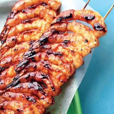 Spicy-Sweet Glazed Shrimp