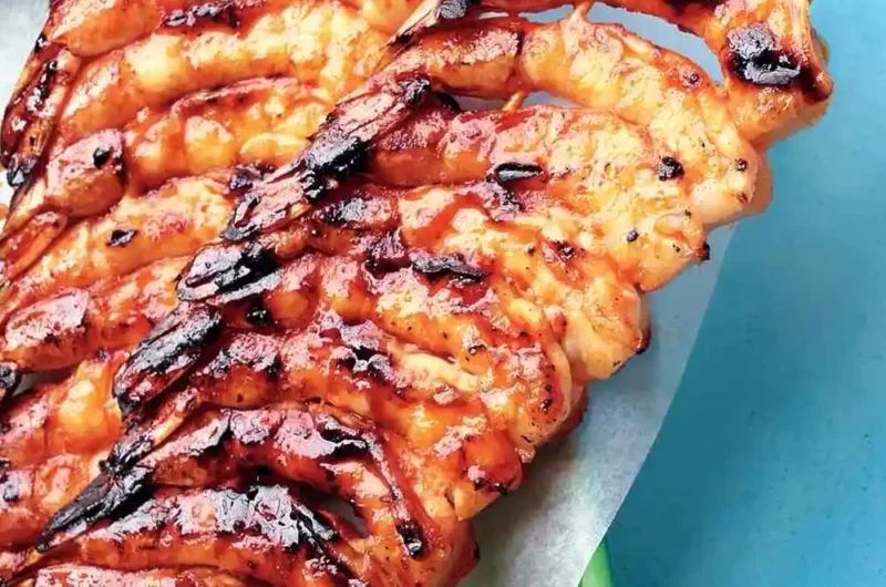 Spicy-Sweet Glazed Shrimp