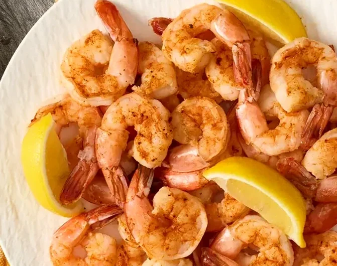 Zesty Old Bay Steamed Shrimp with Cocktail Sauce