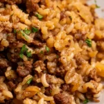 Stick of Butter Beef and Rice Casserole