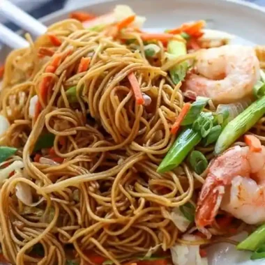 Savory Shrimp Stir Fried Noodles