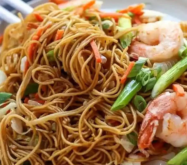 Savory Shrimp Stir Fried Noodles