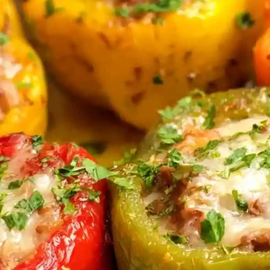 Savory Beef Stuffed Bell Peppers