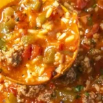 Hearty Stuffed Pepper Soup