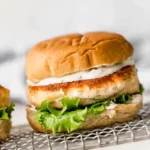 Healthy Pan-Seared Salmon Burgers with Lemon Dill Sauce