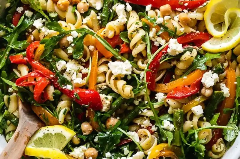 Summer Pasta Salad with Lemon Vinaigrette