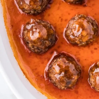 Oven-Baked Sweet and Sour Beef Meatballs