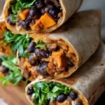 Sweet Potato Black Bean Burritos