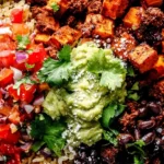 Hearty Sweet Potato and Beef Taco Bowls