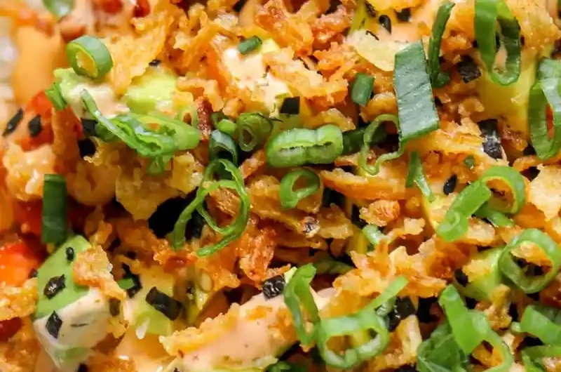 Teriyaki Salmon Sushi Bake for Two