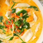 Thai Coconut Potsticker Soup