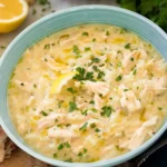 Authentic Avgolemono Greek Lemon Chicken Soup