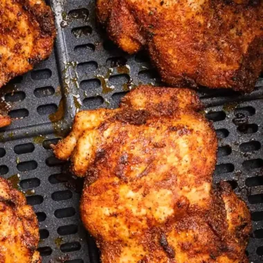 Crispy Air Fryer Boneless Chicken Thighs