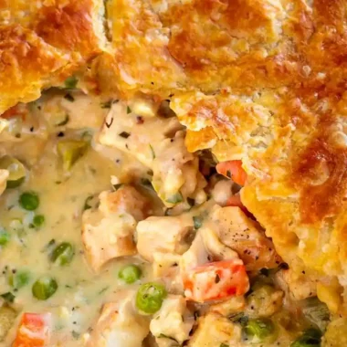Homemade Chicken Pot Pie with Flaky Buttermilk Crust
