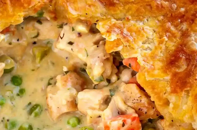 Homemade Chicken Pot Pie with Flaky Buttermilk Crust