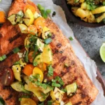 Perfectly Grilled Salmon with Zucchini Tomato Salsa