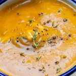 Slow Cooker Butternut Squash Soup with Coconut Milk