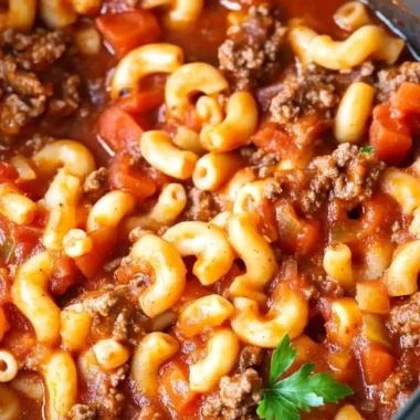 Classic Beef and Macaroni Goulash