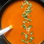 Vegan Roasted Carrot and Red Pepper Soup