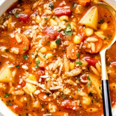Hearty Vegetable Orzo Soup