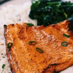Air-Fried Miso-Glazed Salmon