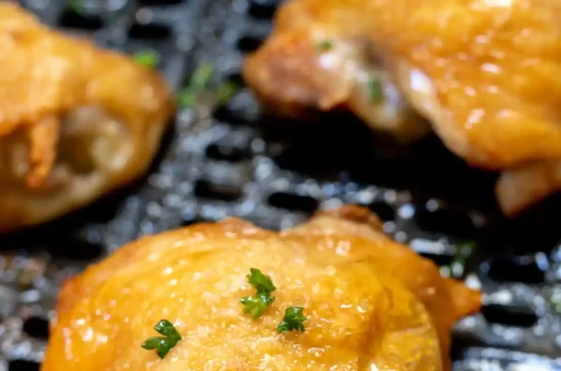Crispy Air Fryer Bone-In Chicken Thighs