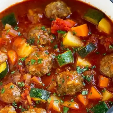 Classic Albondigas Soup: A Savory Meatball Experience