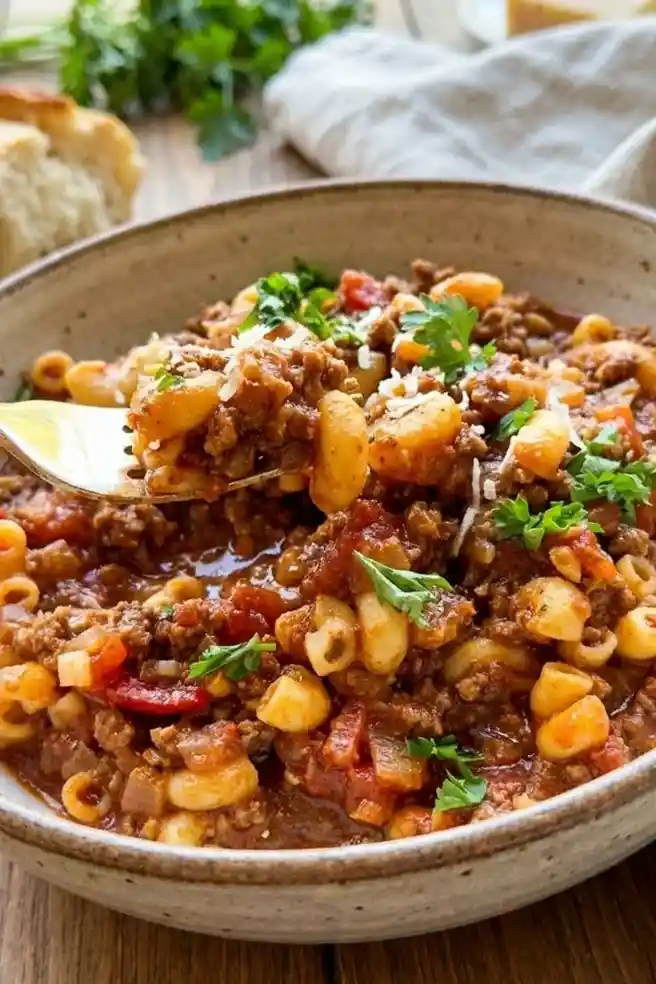 Classic American Beef Goulash