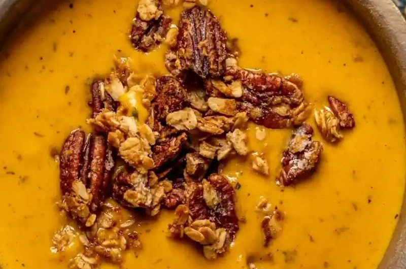 Apple Cheddar Sweet Potato Soup