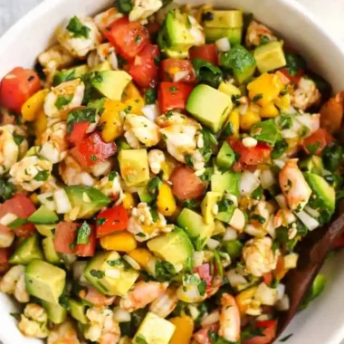 Avocado, Shrimp and Mango Ceviche