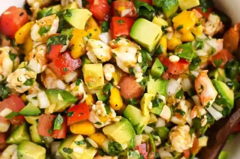 Avocado, Shrimp and Mango Ceviche