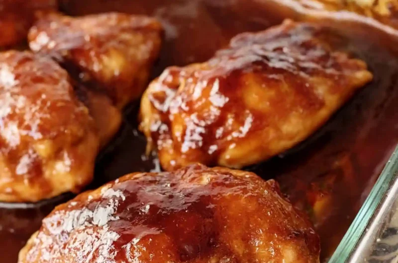 Sticky Oven-Baked Barbecue Chicken
