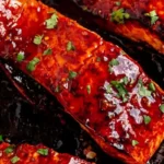 Honey Garlic Glazed Salmon Bake