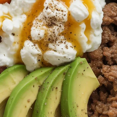 Viral Hot Honey Ground Beef Bowl