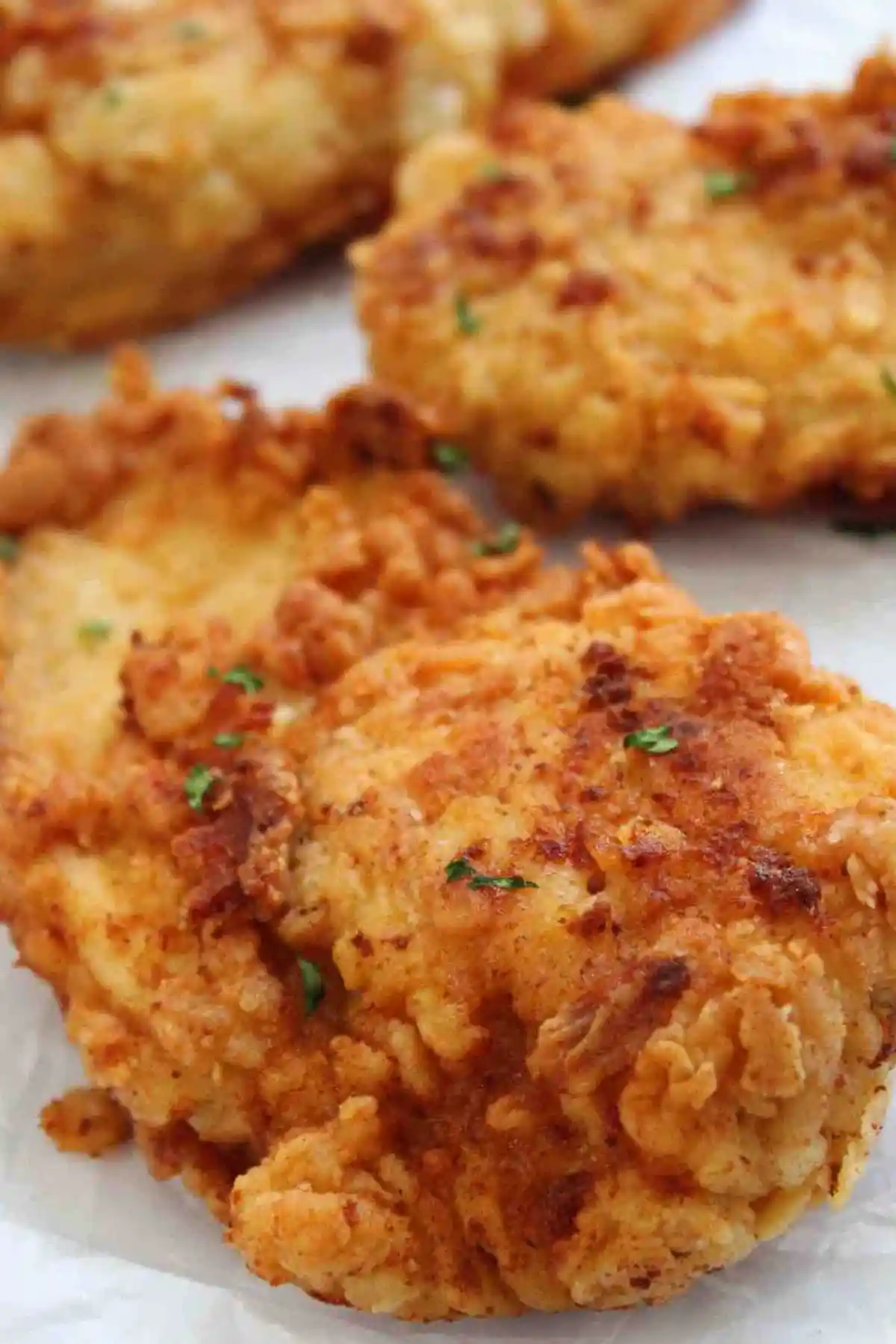 Classic Golden Buttermilk Fried Chicken Breast