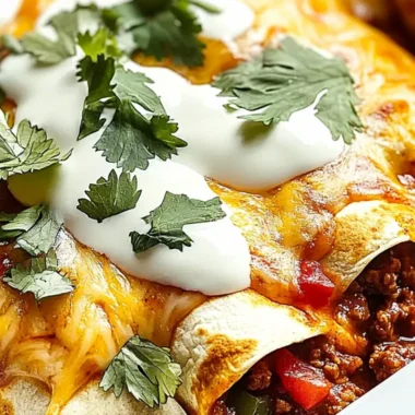 Mouthwatering Ground Beef Enchiladas for Cozy Dinners