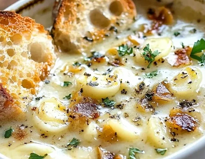 Country French Garlic Soup Recipe