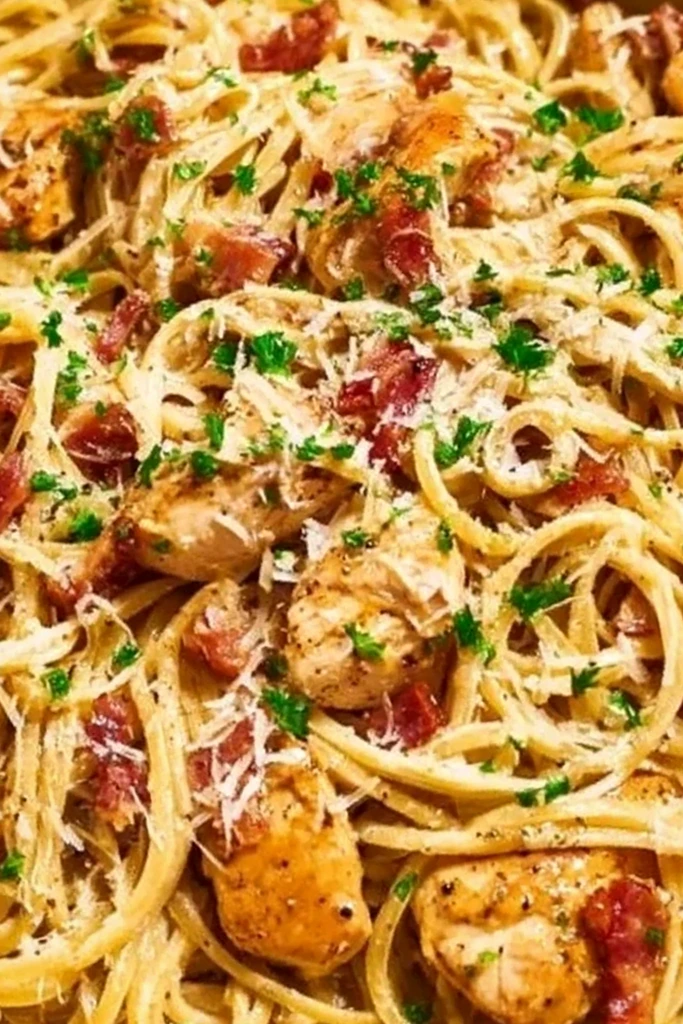 Creamy Chicken Carbonara: The Cozy Recipe Everyone Will Love!