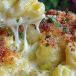 Creamy Crockpot Mac and Cheese with Three Cheeses and Crispy Panko Crust