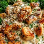 Creamy Garlic Chicken Rice Bowls