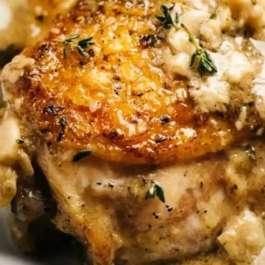Creamy Garlic Chicken Thighs