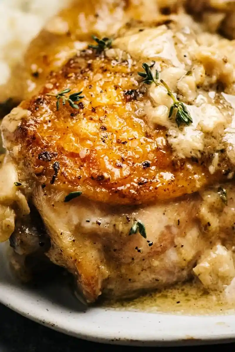 Creamy Garlic Chicken Thighs