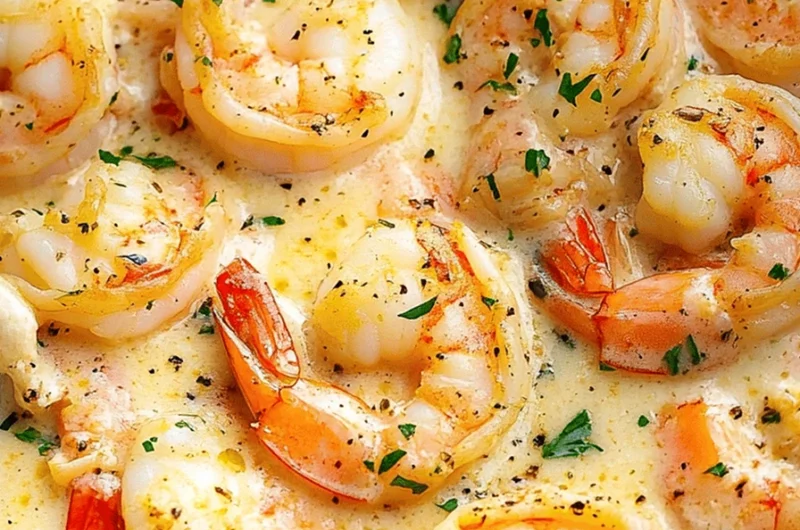Creamy Garlic Shrimp: A Velvety Seafood Delight