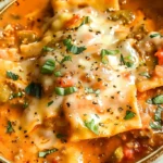 Hearty Creamy Lasagna Soup Recipe Comfort Food Delight