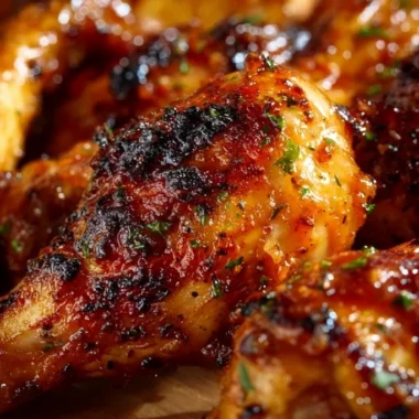 Crispy Oven-Baked Honey Garlic Chicken Drumsticks