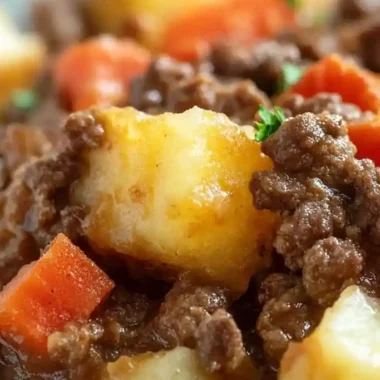 Slow Cooker Beef and Potato Casserole