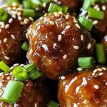 Crockpot Honey Garlic Meatballs