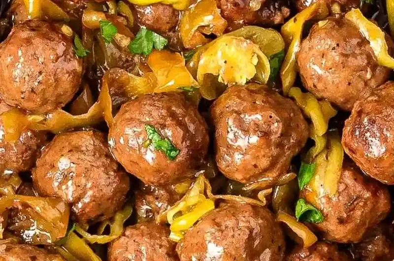 Slow Cooker Mississippi Meatballs
