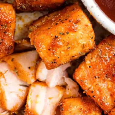 Easy Air Fryer Salmon Bites