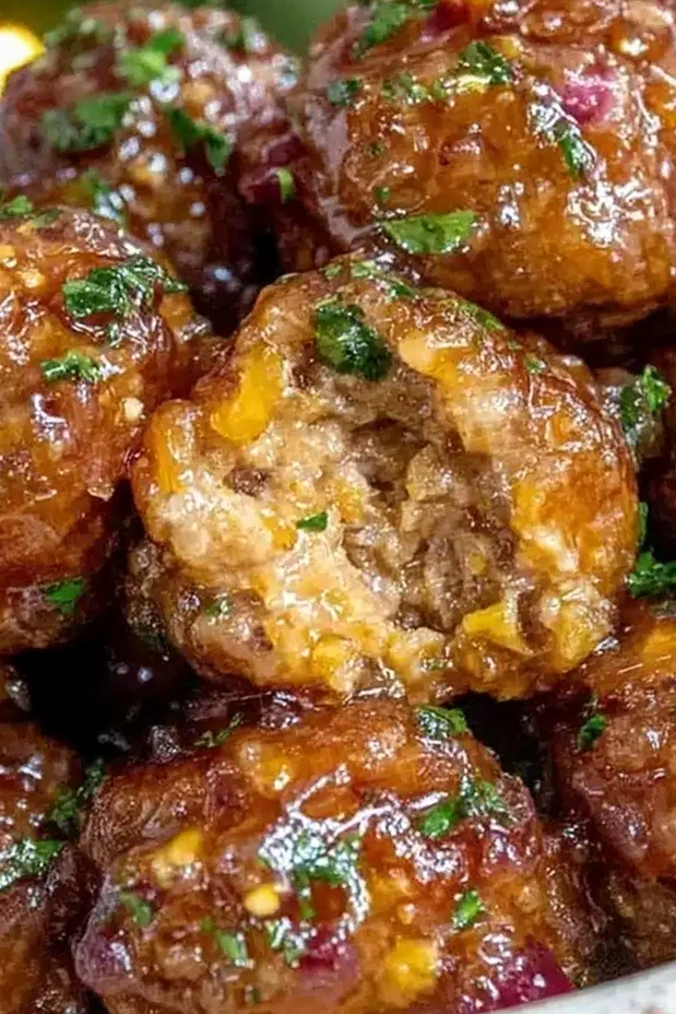 Easy Crockpot Honey Garlic Meatballs